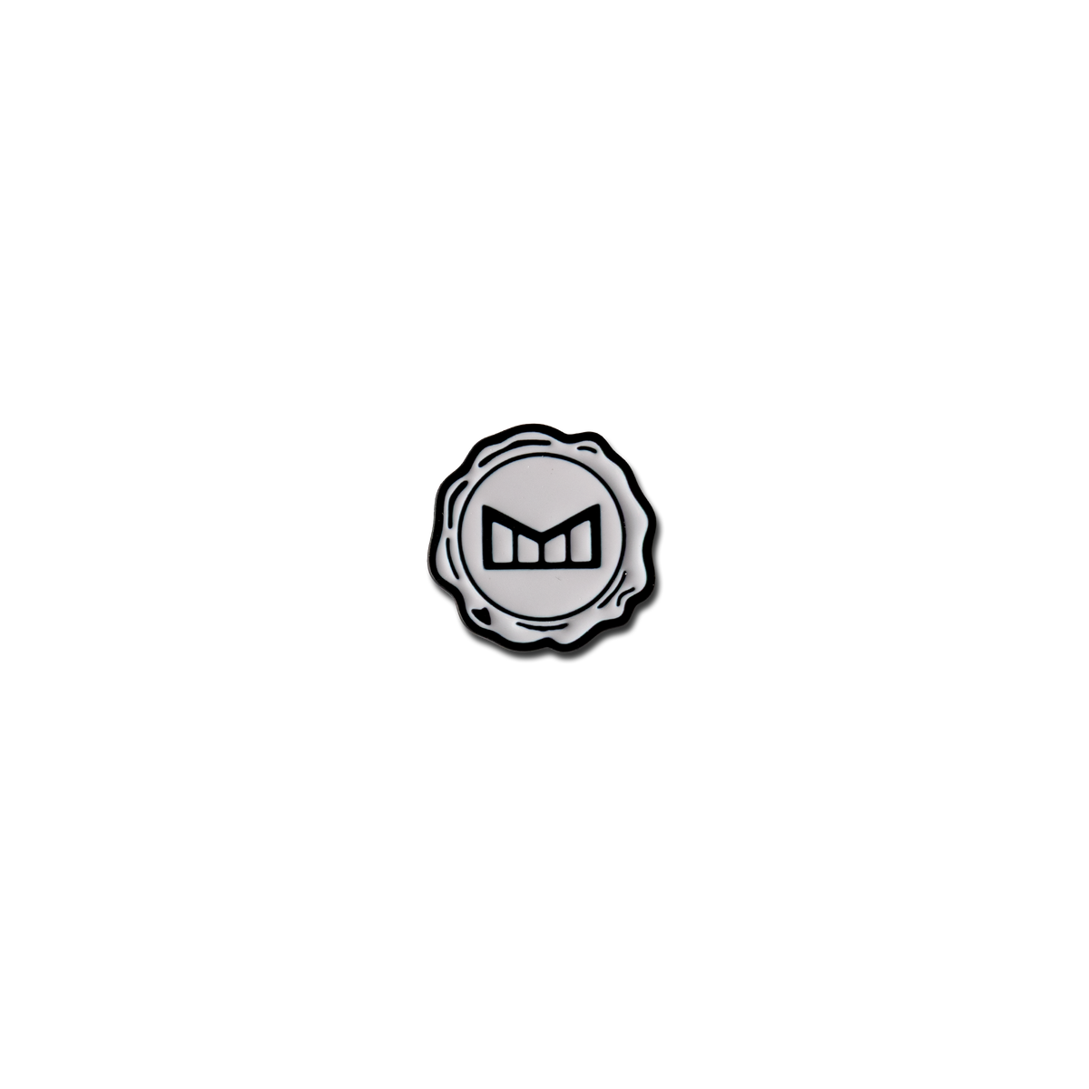 melin Icon Ball Marker - White/Black