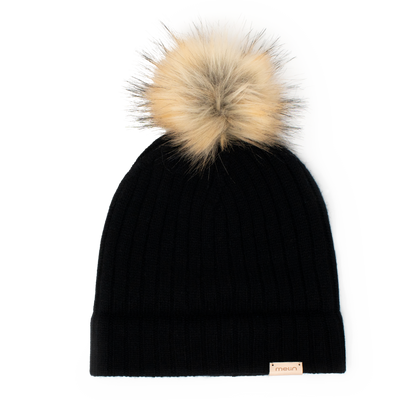 All Day Pom Beanie - Black